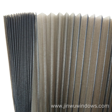 ECO pleated mesh folding screen/polyester pleated mesh